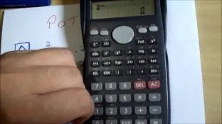 Potência na Calculadora Científica