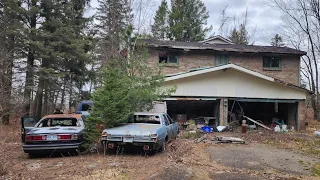 THEY EVEN LEFT THEIR CARS - Exploring an Abandoned House With Everything Left Behind