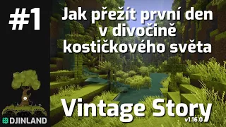 Hra Vintage Story | #1 Jak přežít první den v divočině kostičkového světa