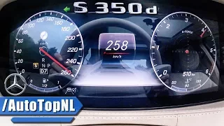 2018 Mercedes Benz S Class S350d ACCELERATION & TOP SPEED 0-250km/h by AutoTopNL