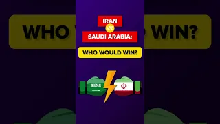 Military Comparison - Iran vs Saudi Arabia #military