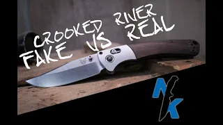 Benchmade Crooked River: Fake VS Real