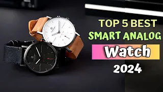 Top 5 Best Smart Analog Watch in 2024  | Traditional Analog Watch With Smartwatch Functionality