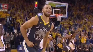 Stephen Curry checks in and drains a 3 Pointer straight away | Warriors vs Pelicans Game 2 |