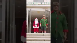 Remember when Kevin Hart & The Rock dressed up as Santa & an Elf but.... tiktok obama.johnson