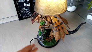 Дракон настольная лампа