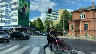 Driving In Denmark 🇩🇰,  Copenhagen City   Frederiksberg City, Downtow, 4k, UHD, 60fps