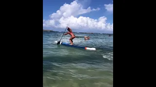 Infinity SUP Team Rider Juliette DuHaime's Beach Start Technique