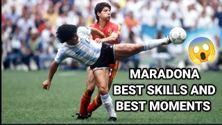 Diego maradona Best skills and rare moments