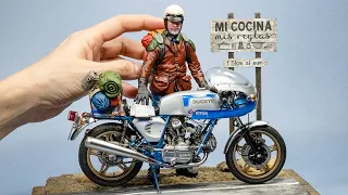 Moto Traveler Ducati 900ss Tamiya 1/12