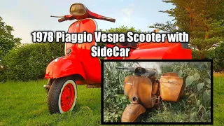 1978 Piaggio Vespa Scooter with SideCar | AutoRestoration