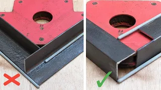 two welder tricks cutting metal for 90 degree joints | welding tricks