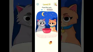 Feed the cats DOP 3 | DOP 3 feed the cats LEVEL 77 #shorts #dop #dop3 #games  #feed the cats