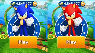 Sonic Dash - Sonic vs Red Sonic vs All Bosses Zazz Eggman - All Characters Unlocked - Run Gameplay