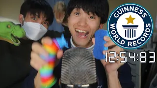 【ASMR】100 Triggers ASMR / GUINNESS WORLD RECORDS 🏆