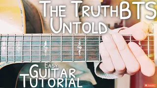 The Truth Untold BTS Guitar Tutorial // The Truth Untold Guitar // Lesson #492