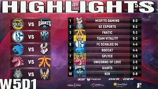 EU LCS Highlights ALL GAMES Week 5 Day 1 Full Day Highlights Summer 2018