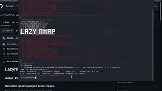 Automatyczne skanowanie sieci z nmapem. Podstawowe skanowania z nmapem. Lazy Nmap i Kali Linux.