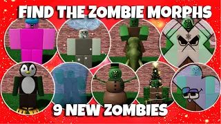 Find The Zombie Morphs - 9 NEW Zombie Morphs [Cold Winter Map] 🔥 Roblox