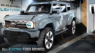 2024 Ford Bronco Lightning - Next Generation All-Electic Off-Road SUV EV