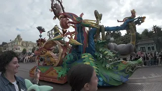 4K Disney Stars On Parade | Disneyland Paris | Full show POV from Main St. USA | 09.13.23