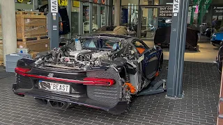 What's Up With This Naked Bugatti Chiron at Motorworld? Roadtrip Day 1