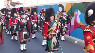 2 SCOTS P&D - "The 79th's Farewell to Gibraltar" & "Scotland The Brave"