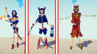 EVOLUTION OF NECROMANCER  | Totally Accurate Battle Simulator TABS