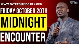 [FRIDAY OCT 20TH] MIDNIGHT SUPERNATURAL ENCOUNTER WITH THE WORD OF GOD | APOSTLE JOSHUA SELMAN