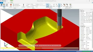 Toolpath Mastercam _ pocket and scallop 3d & contour 2d