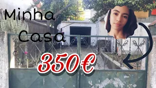 Minha casa de 350€ em Portugal🇵🇹🙌😍 Sem fiador.