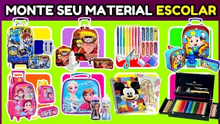 📗✏️ MONTE SEU MATERIAL ESCOLAR 🎒📚 - Jogo das Escolhas #quiz