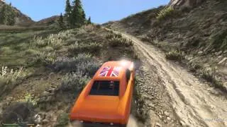 GTAV (PS4) Dukes "The General Lee" Gameplay