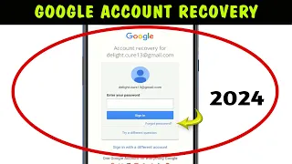 Gmail Account Recovery 2024 || Gmail Recovery || Google Account Recovery 2024