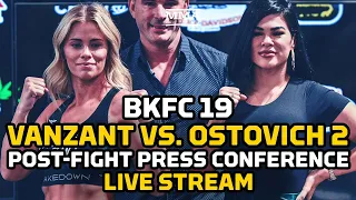 BKFC 19: VanZant vs. Ostovich Post Press Conference | MMA Fighting