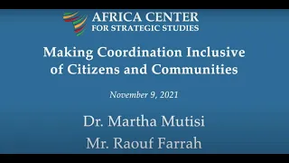 Making Security-Justice Coordination Inclusive of Citizens and Communities