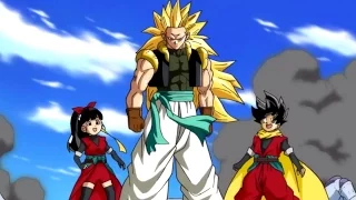 Dragon Ball Heroes - All Super Saiyan 3 Adult Gotenks & Buu Saga cutscenes | clips