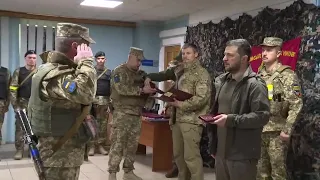 Президент України Володимир Зеленський у Харківській області відвідав позиції українських військових