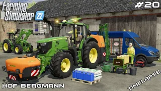 Buying AMAZONE sprayers and fertilizing FIELDS | Hof Bergmann | Farming Simulator 22 | Episode 20