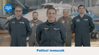 Tõelise tundega töö - politsei lennusalk