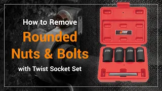 How to Remove Rounded Nuts & Bolts with Twist Socket Set│EB0288│EWKtool