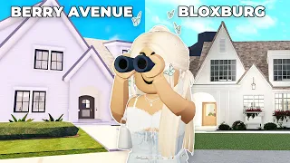 JUDGING BERRY AVENUE HOUSES as a BLOXBURG BUILDER | Roblox