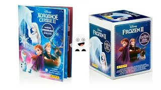 Коллекция PANINI альбом Холодное сердце 2 кристальные наклейки Frozen