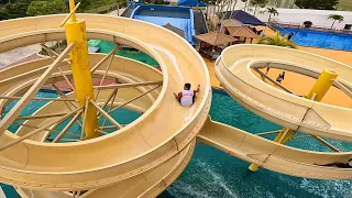 Water Slides At Bangi Wonderland Waterpark In Malaysia