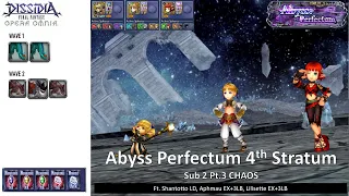 DFFOO GL (Abyss Perfectum 4th Stratum Sub 2 Pt.3 CHAOS) Shantotto LD, Aphmau, Lilisette