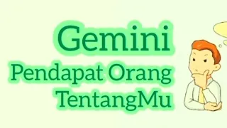 Gemini ♊ Pendapat orang tentangmu #gemini #tarot