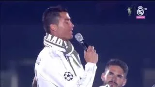 Cristiano Ronaldo Celebrating And Singing (Undecima)