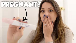 TAKING A PREGNANCY TEST... (emotional)