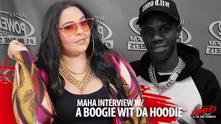 A Boogie Wit Da Hoodie Talks NEW ALBUM, Starting Riots in NY, and MORE w/ Maha @Power92chicago