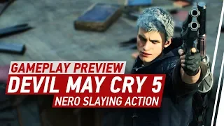 [4K] Devil May Cry 5 Gameplay -  6 Minutes of Nero Demon Slaying Action